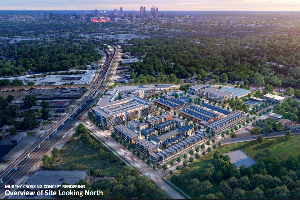 This is a rendering of Murphy Crossing unveiled by the Atlanta Beltline in March 2026. (Courtesy of Atlanta Beltline Inc.)