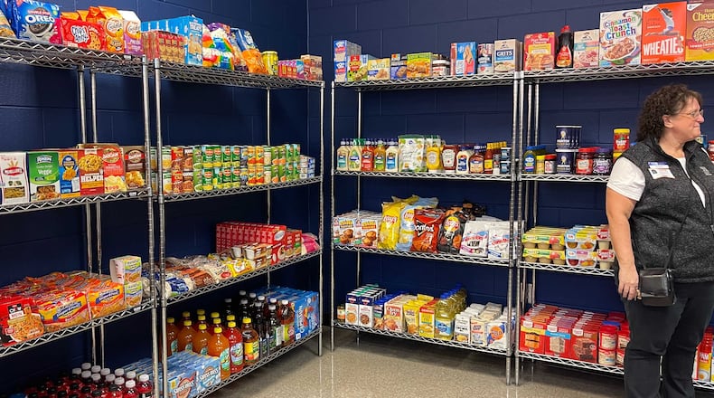 The S.A.F.E. Center at North Springs High School contains produce for students who may not have enough food at home. Photo Credit: Fulton County Schools.
