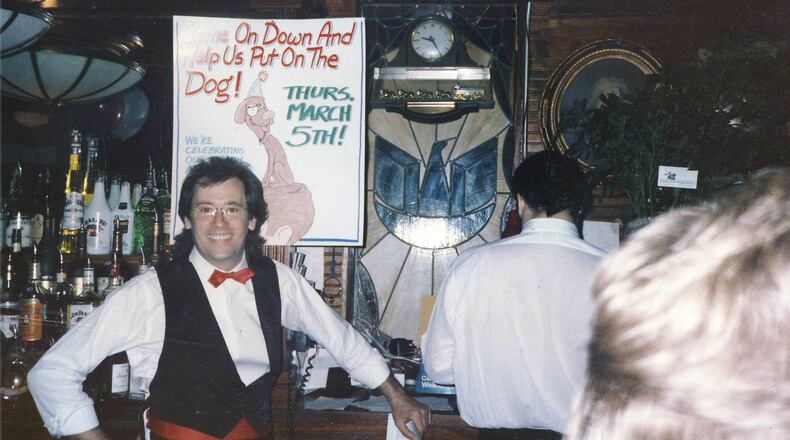 The restaurant loves to celebrate its anniversary every year. Here are happy bartenders from the early 1990s.
Courtesy of Atkins Park