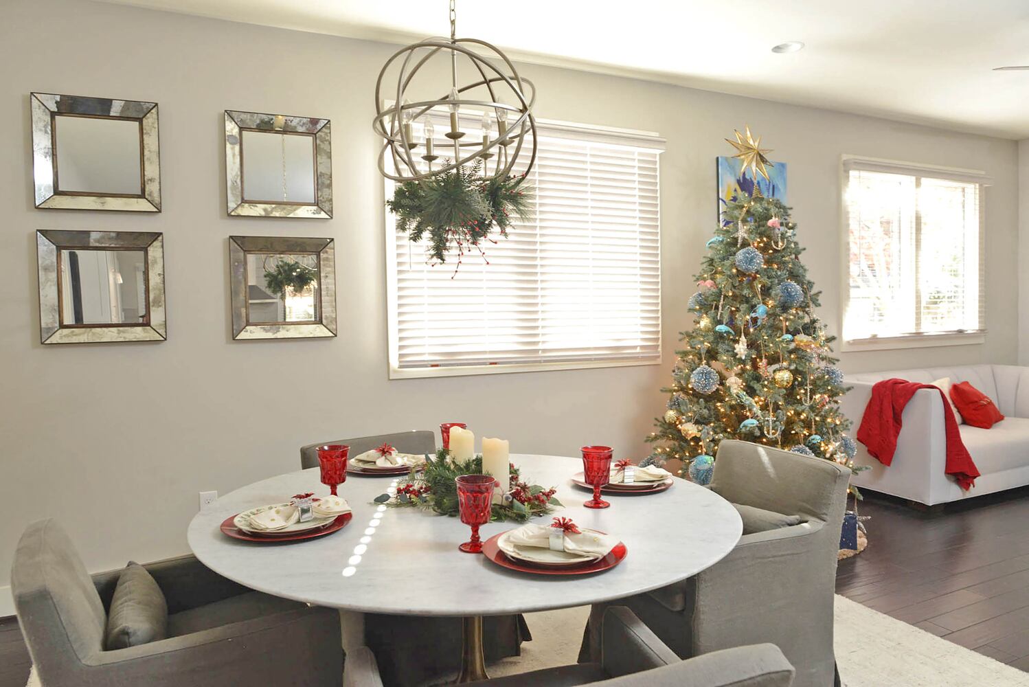 Photos: 8 trees among tour home’s Christmas decorations