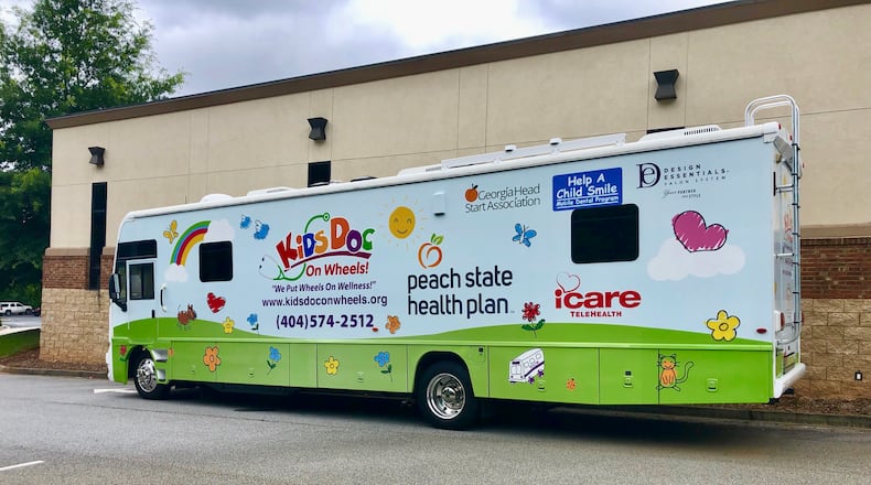 The mobile clinic is making stops around Georgia this year.