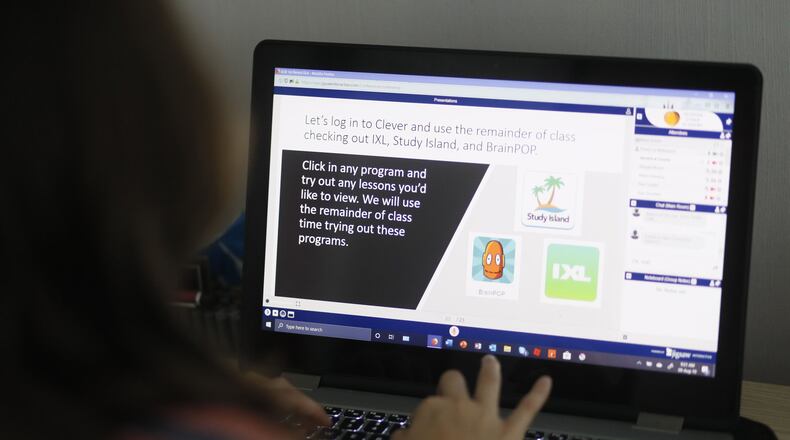 Virtual schooling rose in popularity during the COVID-19 pandemic. Now, Cobb schools will discontinue the option for the district's youngest students. (Bob Andres / Robert.Andres@ajc.com)