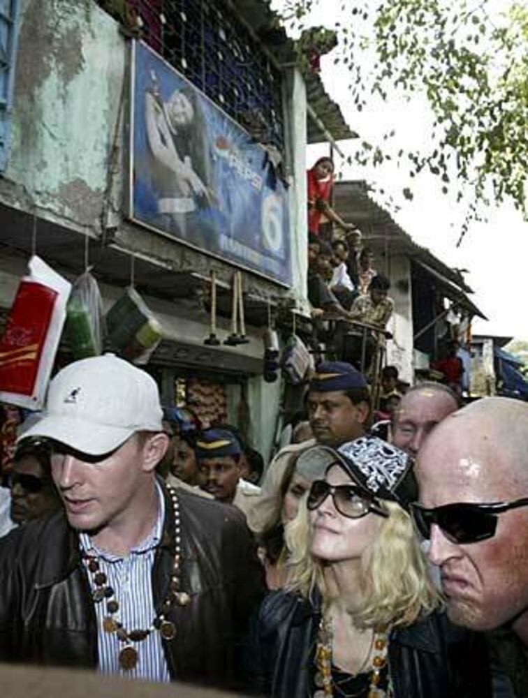Madonna does India