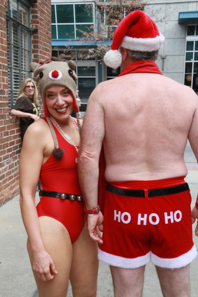 Santa Speedo Run