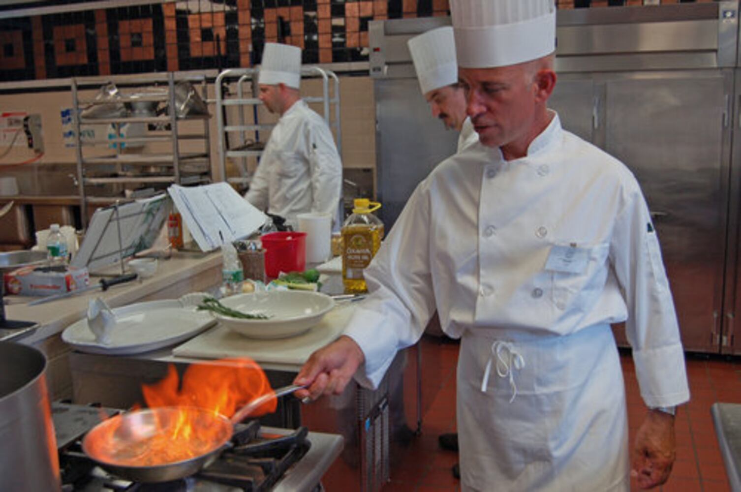 Foodies learn chef skills at Culinary Institute of America 'boot camp'