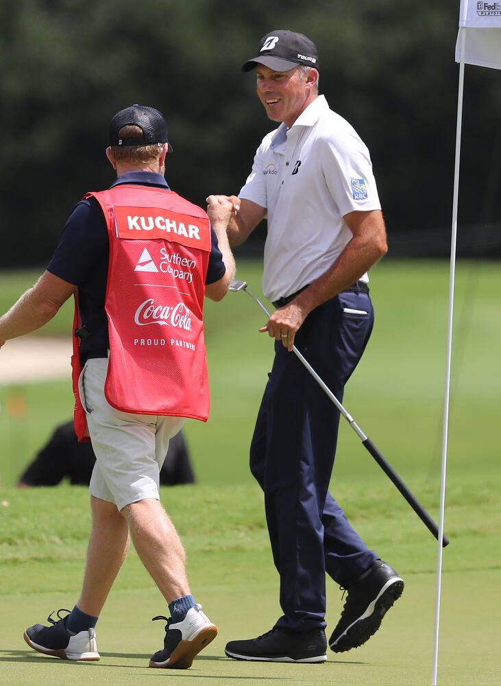 Photos: First round of the Tour Championship