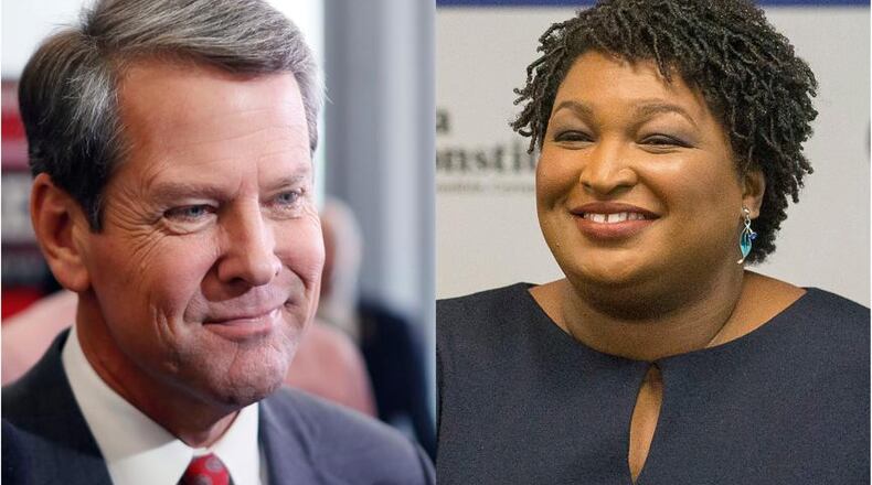 The Georgia governor’s race between Republican Brian Kemp and Democrat Stacey Abrams, has drawn national attention, with participation from many of the dominant figures in both political parties. (Photo: The Atlanta Journal-Constitution)