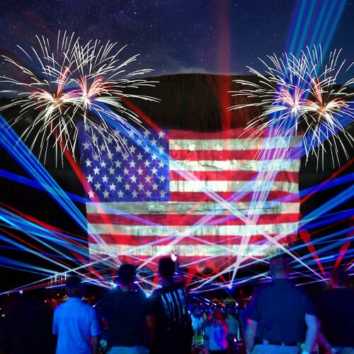 Head to Stone Mountain Park for performances by the 116th Army Band, a drone and light show and more festivities during Memorial Day weekend.
(Courtesy of Stone Mountain Park)