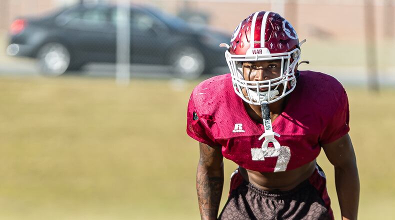 Safety Rasean Dinkins was named an AJC All-State player after his junior year at Warner Robins. (Jeff Sentell/AJC)