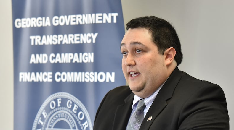 David Emadi, the new director of Georgia’s ethics commission, said Thursday that he expects to subpoena bank records from Democrat Stacey Abrams’ 2018 campaign for governor. HYOSUB SHIN / HSHIN@AJC.COM