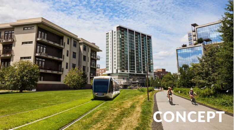 Atlanta leaders are pushing for a light rail along the city's 22-mile trail system that connects dozens of intown Atlanta neighborhoods.