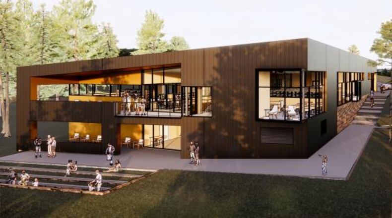 By 5 p.m. June 17, Gritters Library will be closed for the $9.8 million construction of a new library at the site in Shaw Park off Canton Road in northeast Cobb. (Rendering courtesy of Cobb County)