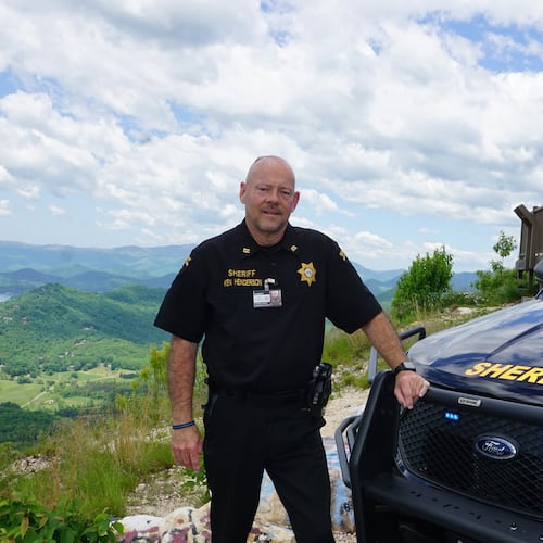 Towns County Sheriff Kenneth Henderson (pictured) was suspended in June 2026 for the second time by Gov. Brian Kemp amid new criminal allegations stemming from a GBI investigation. (Courtesy of Towns County Sheriff's Office)