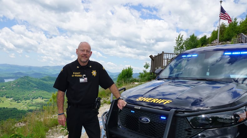 Towns County Sheriff Kenneth Henderson (pictured) was suspended in June 2026 for the second time by Gov. Brian Kemp amid new criminal allegations stemming from a GBI investigation. (Courtesy of Towns County Sheriff's Office)