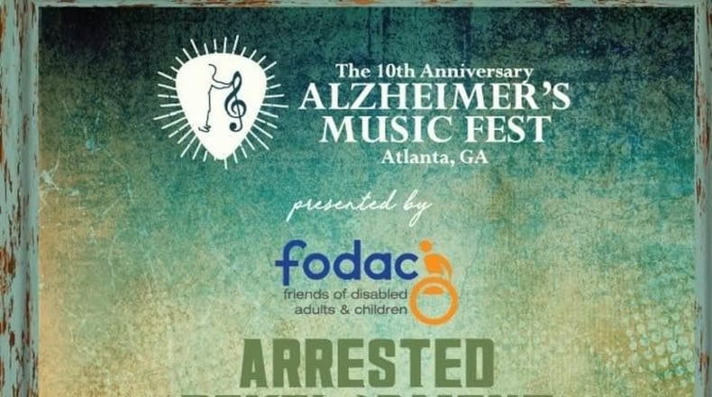 Feb. 4 is when the 10th annual Alzheimer's Music Fest will be held at Buckhead Theatre in Atlanta as a benefit for those experiencing Alzheimer's disease. (Courtesy of Alzheimer's Music Fest)