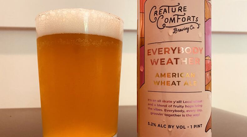 Some wheat ale from Athens-based Creature Comforts Brewing Co. (Bob Townsend for The Atlanta Journal-Constitution)
