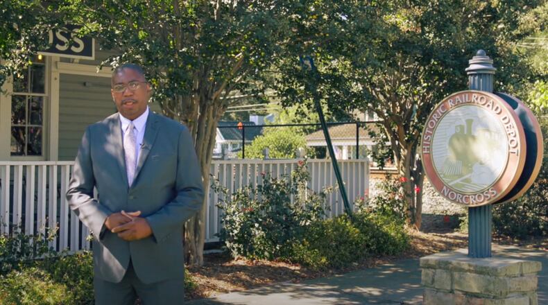 Norcross Mayor Craig Newton has taken his State of the City address on a special virtual tour of the city, showcasing changes and accomplishments over the past 150 years. (Courtesy City of Norcross)