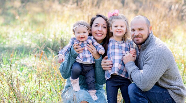The Tolbert family includes (L-R) Brooke, Shanna, Ireland and Terry. The Tolberts are among the founders of the CACNA1A Foundation to find a cure for children, like their Ireland, who have this rare disease with no treatment and no cure - yet.