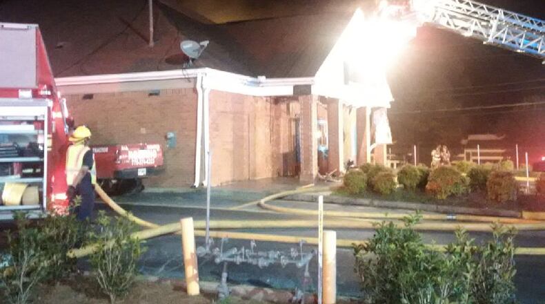 Costa Azul Restaurant sustained damage to its roof after a late night fire Tuesday.