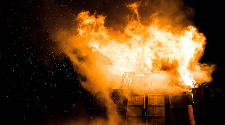 Police in Missouri said they were led to a suspected arsonist by a hand-drawn smiley face.