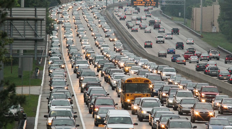 Thanks to our road rage-inducing traffic, Georgia now has laws on the books targeting people who go too fast and too slow. A few years after passing the so-called superspeeder law assessing extra fines on motorists caught going 85 mph or more on most Georgia passed a slowpoke bill that can mean a fine for drivers who lollygag in the left hand lane. Next, they should aim at "idiots." JOHN SPINK / JSPINK@AJC.COM JOHN SPINK / JSPINK@AJC.COM