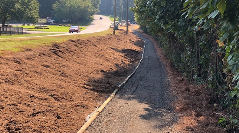 Alpharetta just opened a temporary trail to connect users of the Alpharetta Big Creek Greenway to the Forsyth County segment of the trail. (Courtesy City of Alpharetta)