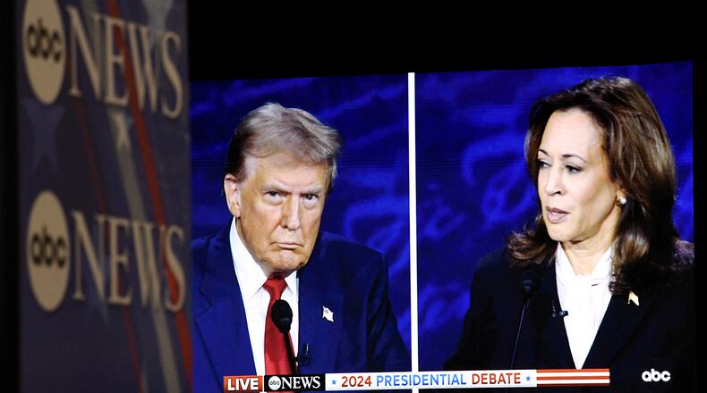 Independents could be key to whether Republican Donald Trump or Democrat Kamala Harris wins Georgia in this year's presidential race. An Atlanta Journal-Constitution poll released last week shows about one-third of those voters support Trump’s election bid compared with roughly half who favor Harris. Some 12% remain undecided. (Matthew Hatcher/AFP via Getty Images/TNS)