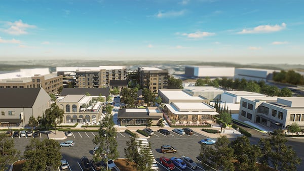 Hillrose Market is a new mixed-use project planned for downtown Roswell. It would rise on about 7 acres near the historic Canton Street. (Courtesy of ASD | SKY)