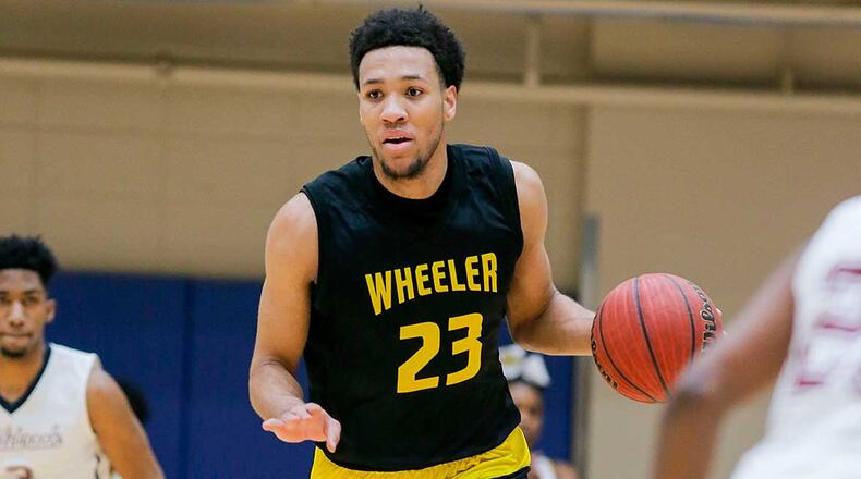 Wheeler's E.J. Montgomery has been named the Cobb County boys player of the year. (Alyssa Pointer/Alyssa.Pointer@ajc.com)