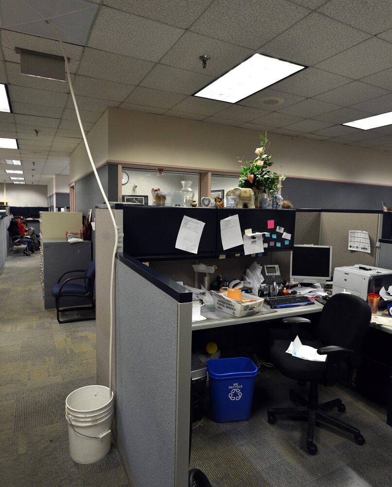 Fulton County Government Building in shambles