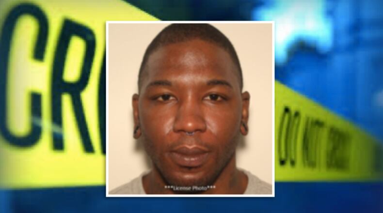 Investigators said a group of children tried to intervene when Deyand Perry (pictured) pulled out a gun and shot a woman in her left thigh.