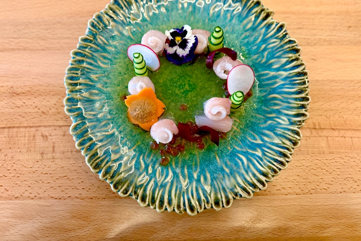 Elf Forest at Sei Ryu Sushi + Omakase. (Angela Hansberger for The Atlanta Journal-Constitution)