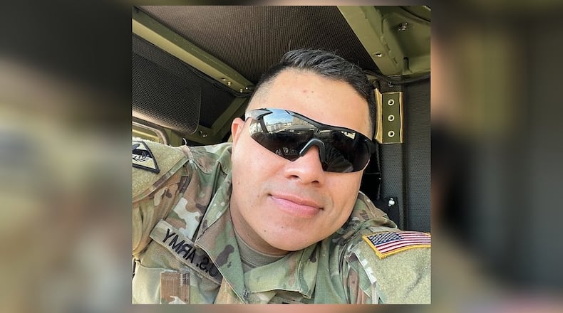 A National Guard soldier, Abraham “Ab” Suarez Santiago, was killed Tuesday in Paulding County.