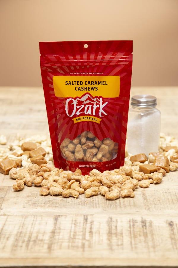 Salted caramel cashews. (Courtesy of Ozark Nut Roasters)