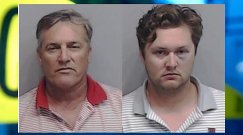 Charles Kraver Sr. (left), Charles Kraver Jr. (Credit: Fulton County Sheriff's Office)