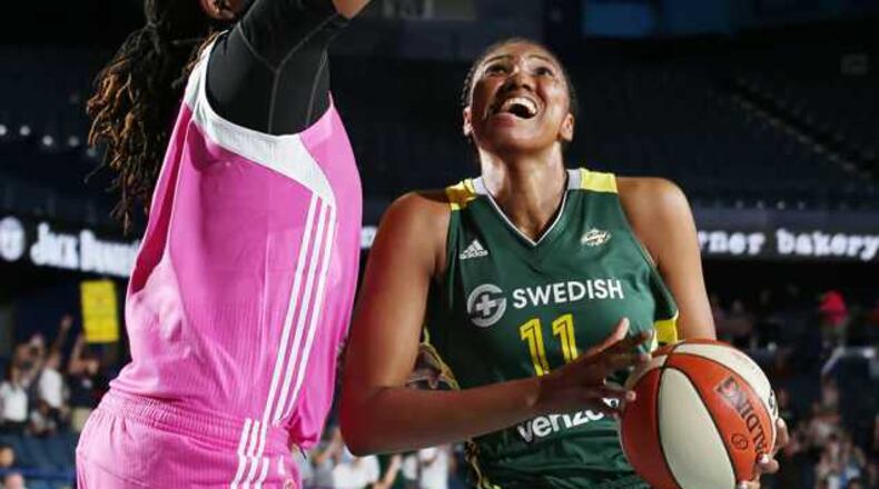 Lanay Montgomery played on the WNBA's Seattle Storm before coming to Kennesaw State.