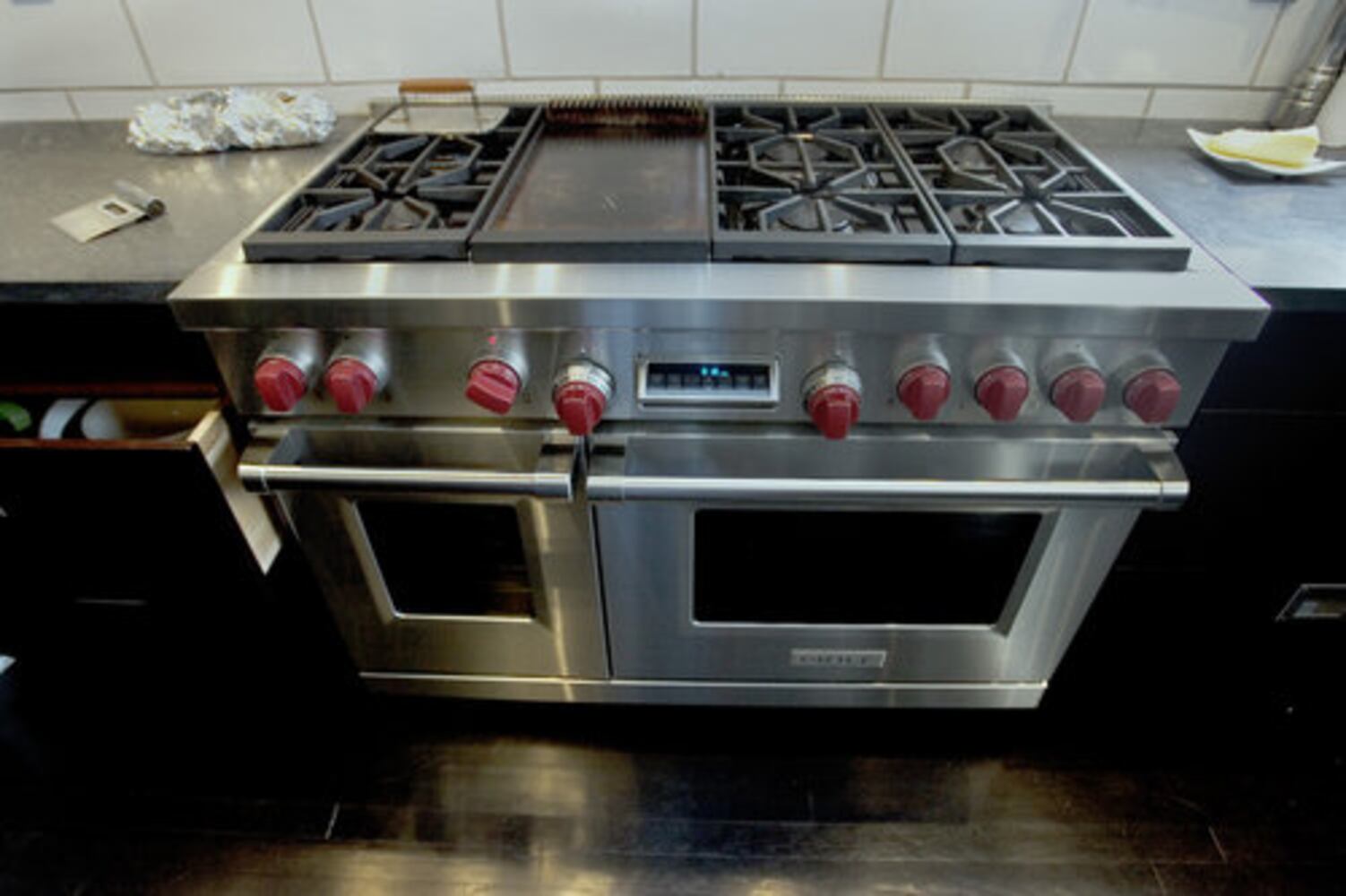 Design professionals cooking in their kitchen