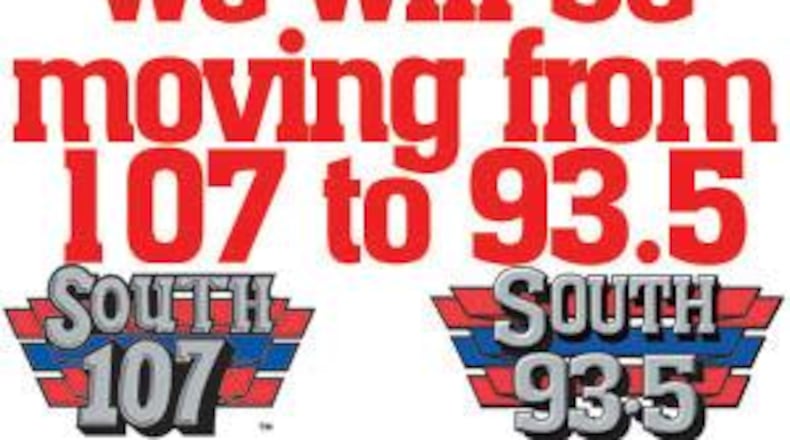 South 107 is now posting this on its website to help guide its listeners down the dial.