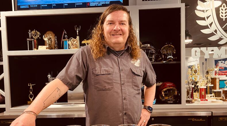Brewer and founder of Schoolhouse Brewing Thomas Monti in the taproom at the Gymnasium at Emory Point.
Bob Townsend for The Atlanta Journal-Constitution