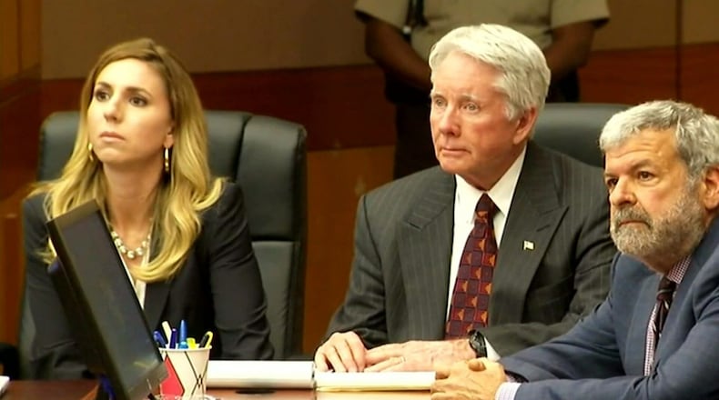 Tex McIver (middle) has a bond hearing Friday following the Georgia Supreme Court's decision to overturn his murder conviction in his wife's shooting.