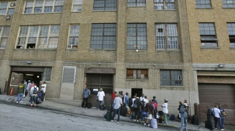 The embattled Peachtree-Pine homeless shelter is set to close by September. AJC file photo