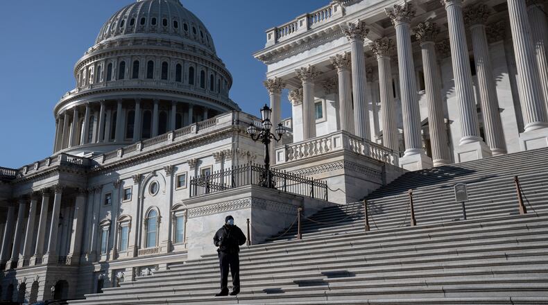 The GOP-led U.S. Senate approved a wide-ranging defense policy bill on Friday by a large enough majority to prevent a veto from President Donald Trump, who opposed the bill.
(Anna Moneymaker/The New York Times)