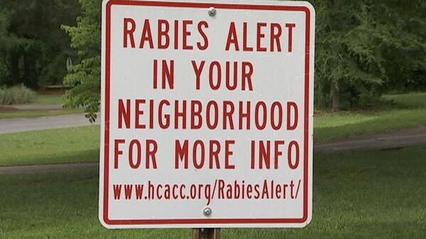Henry County Animal Control Officers have had to put rabies alert signs in neighborhoods. (Channel 2 Action News)