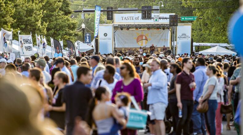 Alpharetta is accepting proposals from experienced event management vendors interested in spearheading the city’s highly popular Taste of Alpharetta. (Courtesy City of Alpharetta)