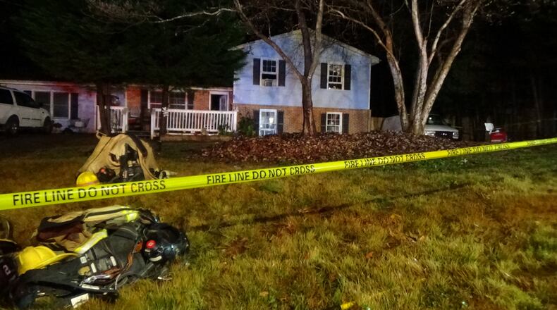 Four people were injured in a Lawrenceville fire late Tuesday night.