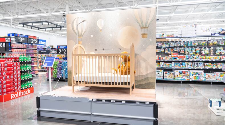 Walmart plans to renovate 13 Georgia stores this year. The improvements will expand product assortment and add new displays, the retailer says. (Courtesy of Walmart)