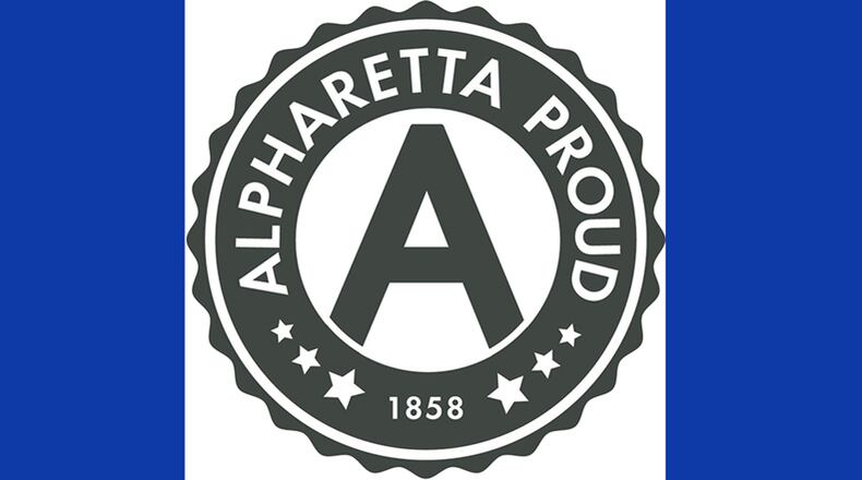 Alpharetta has created a logo for its “Alpharetta Proud” campaign. CITY OF ALPHARETTA