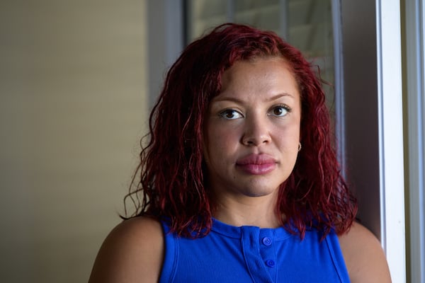 Mirayah McFarlin, shown here on Monday, March 23, 2026, graduated from Delta flight attendant training in 2024 but left the company in 2025. "It was a huge dream of mine, and I miss it dearly," she told the AJC. (Bita Honarvar/AJC)