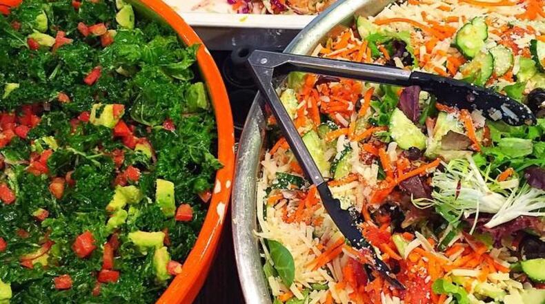 A few of Souper Jenny's salads.