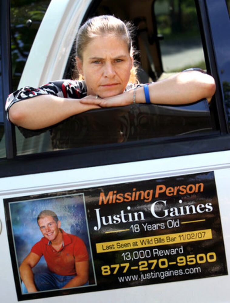 The search for Justin Gaines continues
